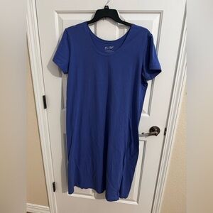 M. Mac x The Vermont Country Store Cotton Knit Ankle-Length Dress XL